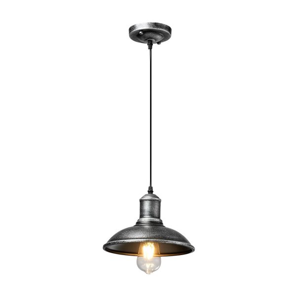 Round Iron Waterproof LED Retro Industrial Style Outdoor Pendant Lights - Image 6