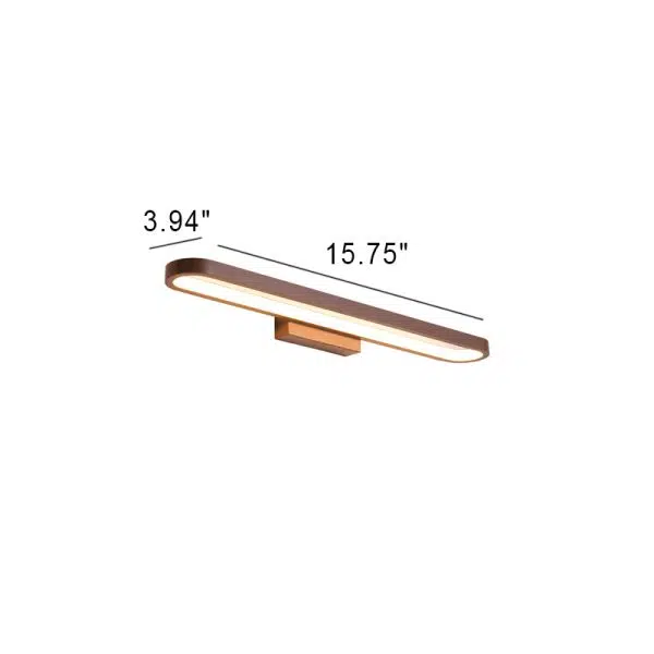 European Minimalist Circular Aluminum Vanity Light LED Mirror Front Wall Sconce Lamp - Image 11