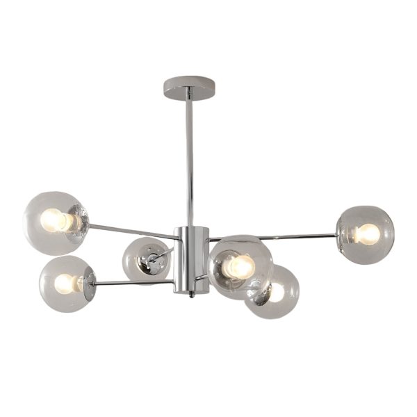 Molecular Lights Three Step Dimming Plating Glass Modern Chandeliers - Image 17