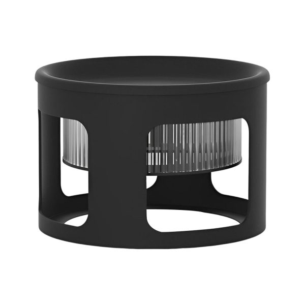 Round Table Lamp with Under-Table Lighting Solar-Powered LED Outdoor Light - Image 8