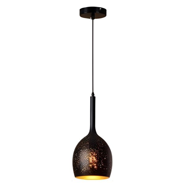 Creative Iron E27 Black Retro Industrial Pendant Light Hanging Ceiling Lights - Image 7