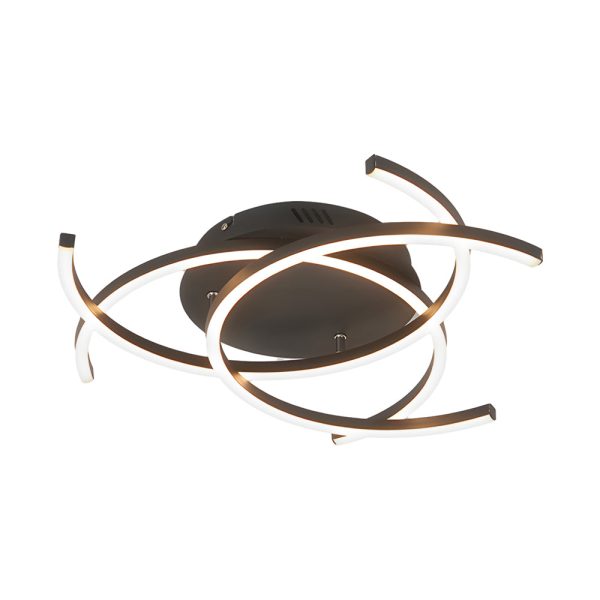 Personality Lines LED Dimmable with Remote Control Modern Ceiling Light Fixture - Image 10