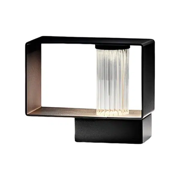 Sleek Modern Solar Path Light with Ribbed Acrylic Shade and Strip Frame - Image 11