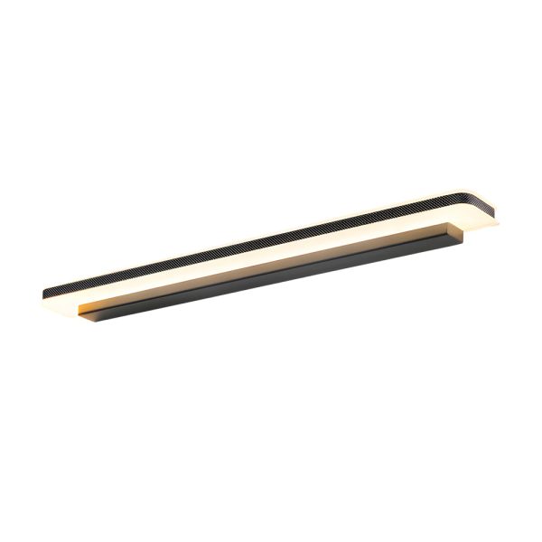 Matte Black Dimmable Linear LED Bathroom Vanity Light with Modern Acrylic - Image 6