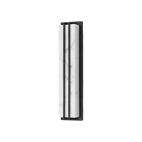 Minimalist Resin Waterproof LED Black Modern Outdoor Wall Light Fixture - Image 7