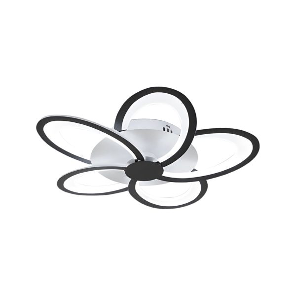 Modern Petal Flush Mount Light - Acrylic LED Flower Shape Ceiling Lamp - Image 11