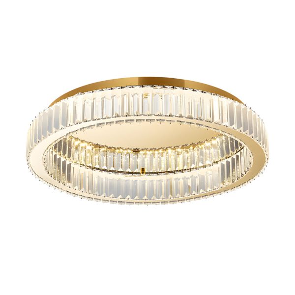 Round Crystal Stepless Dimming LED Luxury Post-Modern Ceiling Light Fixture - Image 8