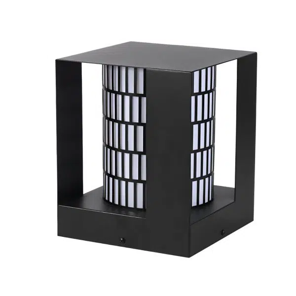Square Lantern Waterproof LED Black Modern Backyard Landscaping Lights - Image 8