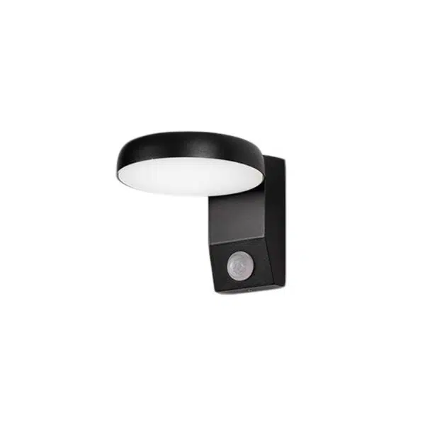 Black Motion Sensor Outdoor Wall Light - Rotatable - Image 9