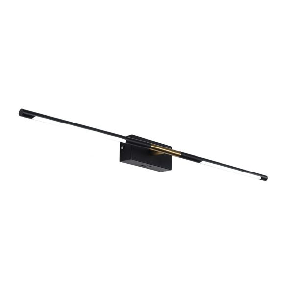 23.6''/39.4'' Black and Gold Linear LED Bathroom Vanity Light Bar - Image 12