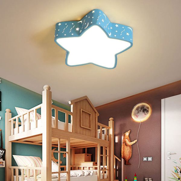 Cartoon Creative Star Shape LED Flush Mount Ceiling Light - Image 13