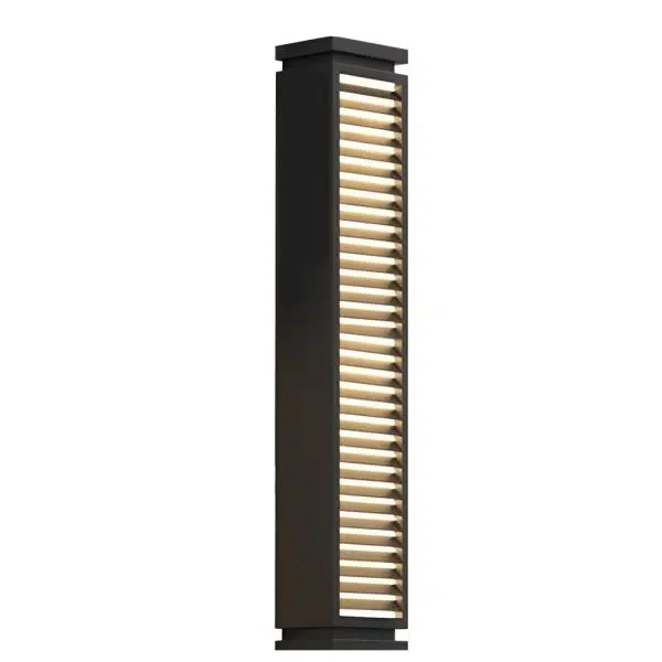 Sleek Stainless Steel LED Louvered Pathway Light Modern Waterproof Design - Image 12