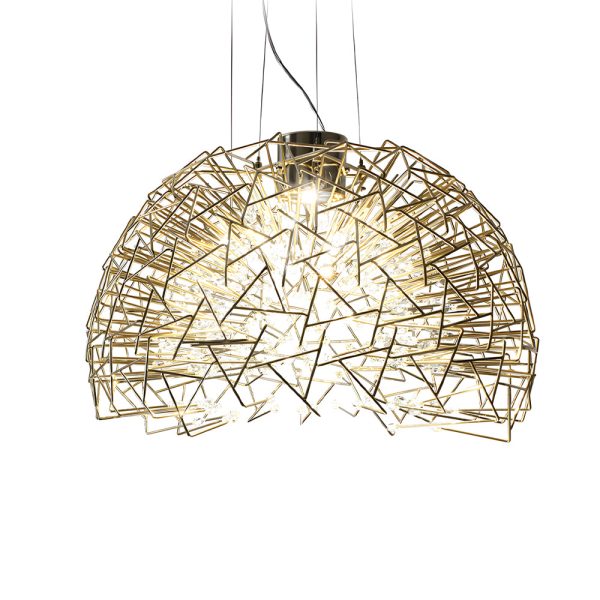 Metal Crystal Semicircular Sphere Stars Sparkle Post-Modern Chandelier - Image 6