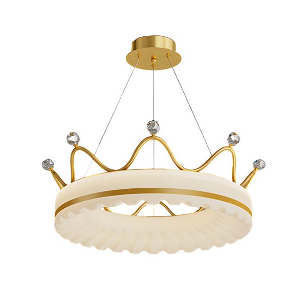 Romantic Crowns Luxury Three Step Dimming Modern Hanging Ceiling Lights - Image 6