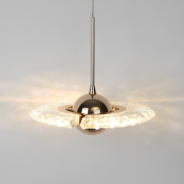 Creative Circle Anodized Acrylic LED Modern Pendant Lighting Hanging Lamp - Image 7