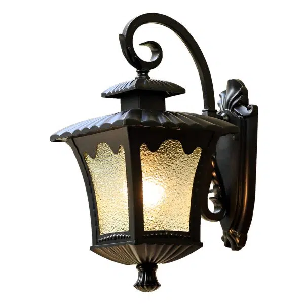 Creative Retro Glass Lantern Waterproof LED European-style Wall Lamp - Image 6