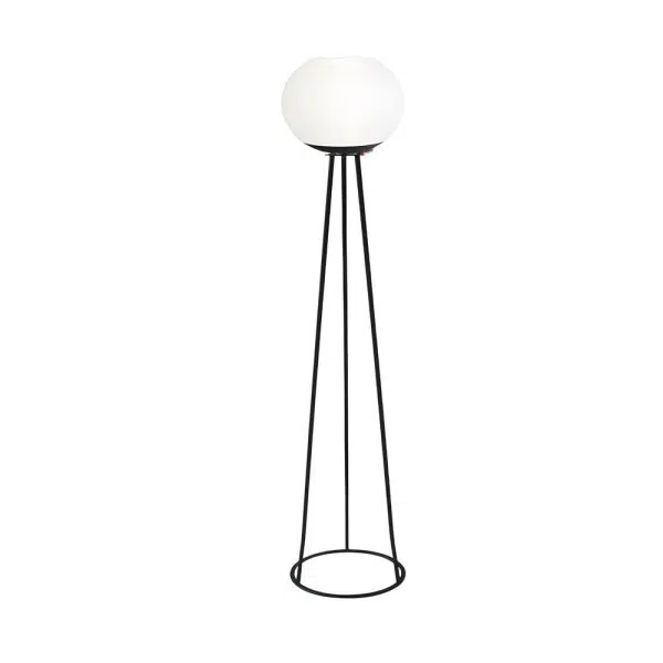 52 inch Globe LED Outdoor Tripod Standing Floor Lamp - Image 3