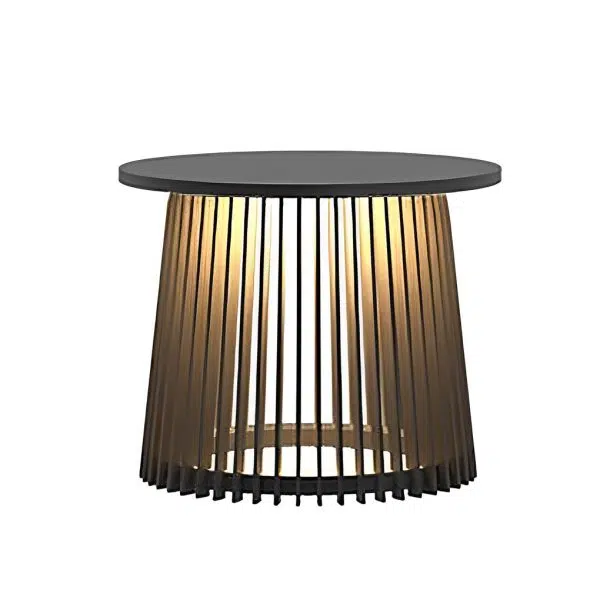 Waterproof Round Iron Cage Table RGB 16 Colors Solar Outdoor Lanterns - Image 7