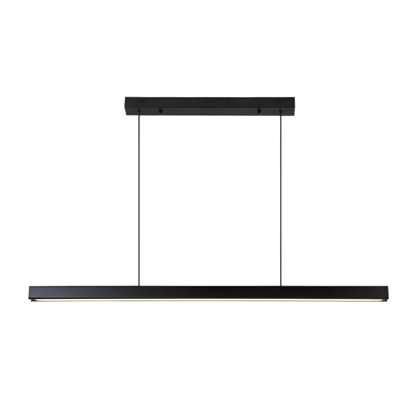 Minimalist Strip Stepless Dimming LED Black Modern Chandelier Pendant Lights - Image 11