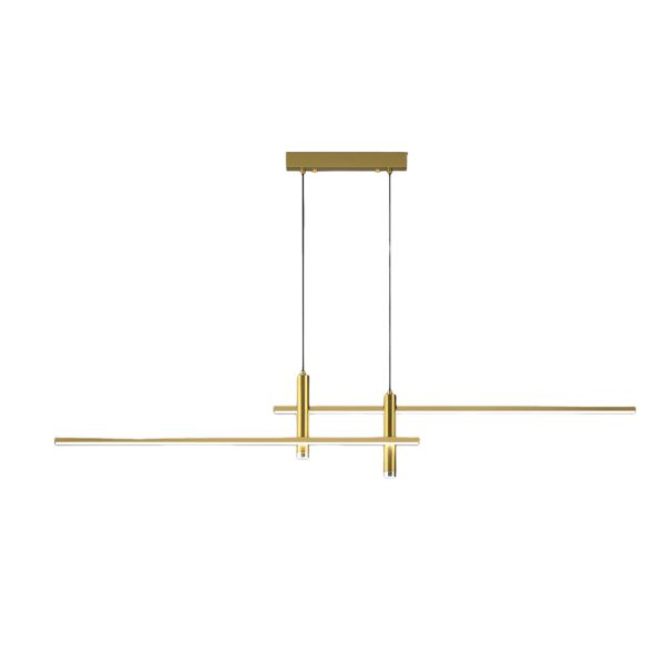 Minimalist Lines 3-Step Dimming Stepless Dimming LED Modern Chandelier - Image 9