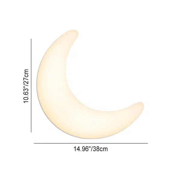 Modern Creative Acrylic Moon LED Wall Sconce Lamp - Image 7