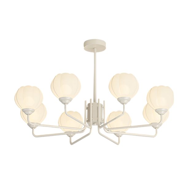 8 Flowers Bell Orchid Three Step Dimming Modern Hanging Lights Fixture - Image 6