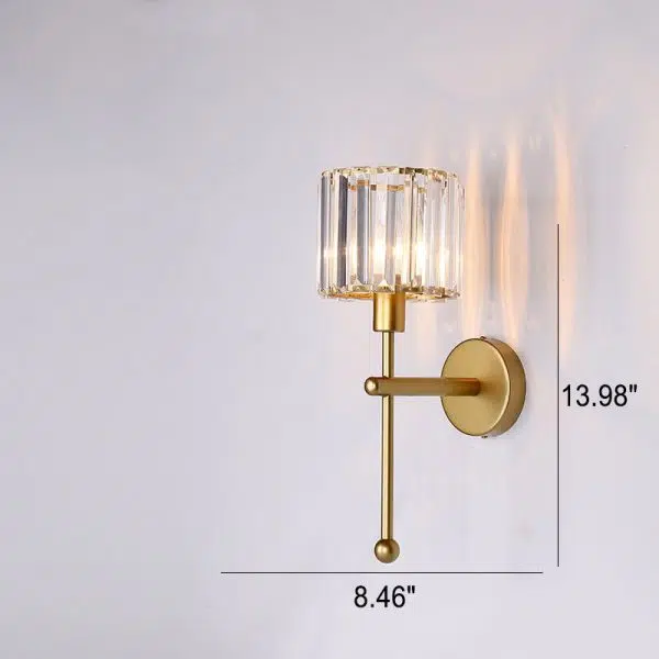 Vintage Light Luxury Crystal Bird 1-Light Wall Sconce Lamp - Image 10