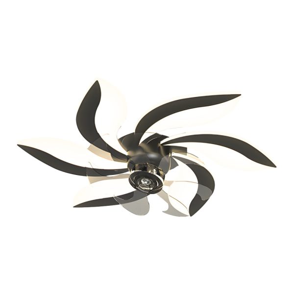 Flowers Leaves Shake Head 3 Step Dimming Modern Ceiling Fans with Light - Image 7