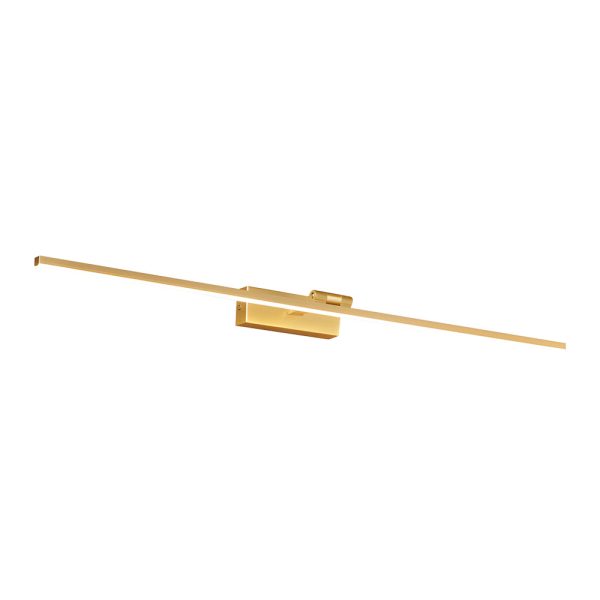 Modern Copper Adjustable LED Bathroom Vanity Light with Rotatable Rod and Linear Acrylic Shade - Image 7