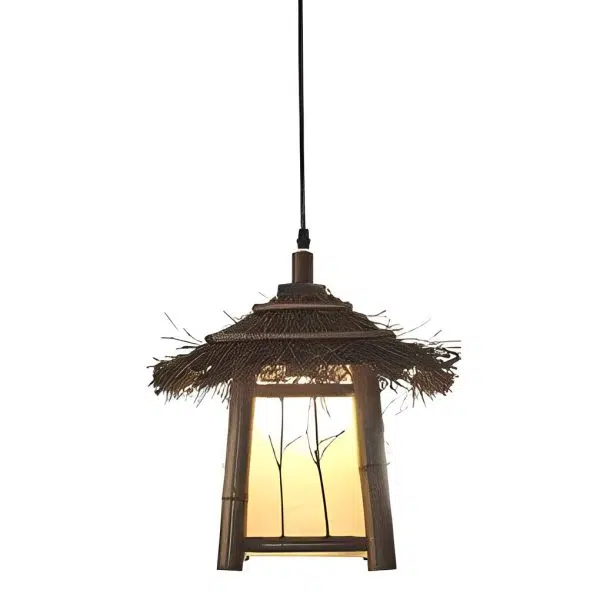 Rustic Bamboo E27 Landscape Warm Lights For Pergola Hanging Lighting Or Path Lighting - Image 9