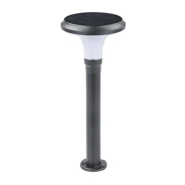 Black Solar Lawn Bollard Light - Image 8