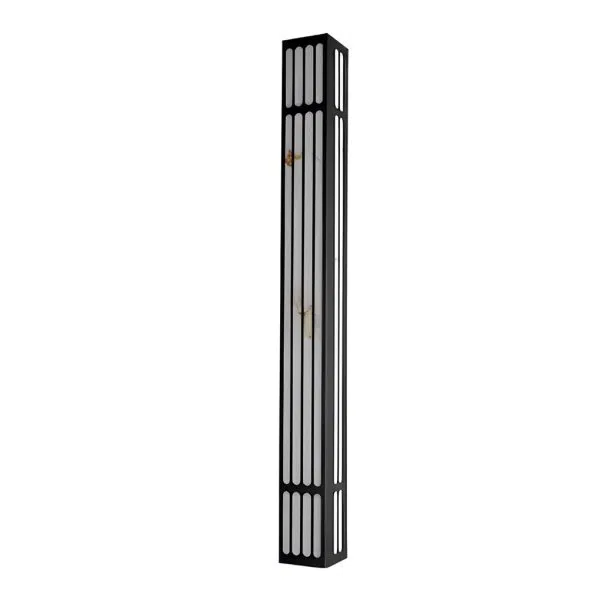 Long Strip Rectangular Waterproof LED Black Modern Outdoor Wall Lamp - Image 7