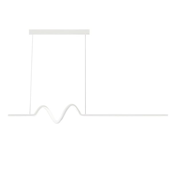 Creative Minimalist Wavy Strip LED Stepless Dimming Nordic Chandelier - Image 11