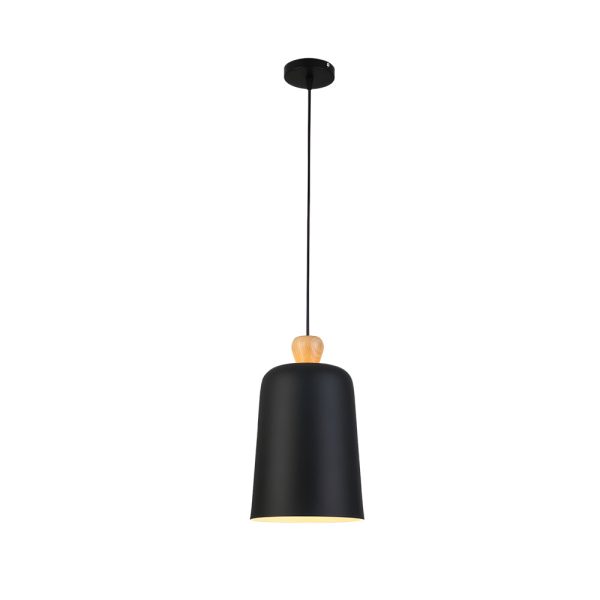Pleat Box LED Pendant Light 1-Light Black/White Aluminum Hanging Lamp - Image 14