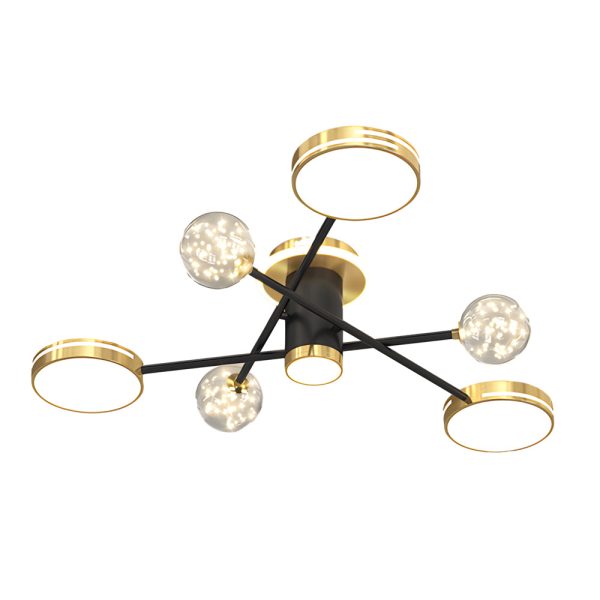 Starry Flowers Three Step Dimming Modern Ceiling Lights Fixture Hanging Lamp - Image 8