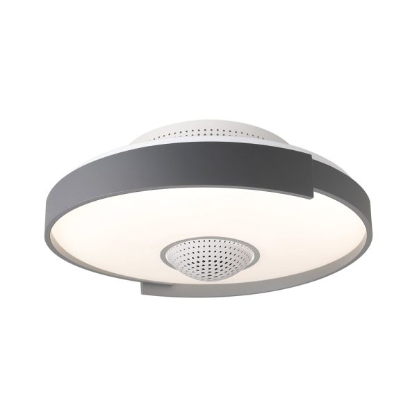 Modern 6-Speed Bladeless Ceiling Fan with Dimmable LED Light  - Round - Image 7