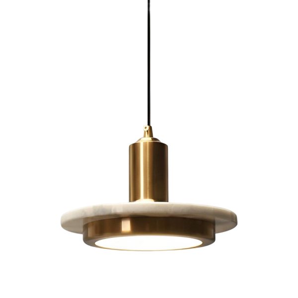 Round Flying Saucer Shape Electroplated Iron LED Modern Pendant Lights - Image 12