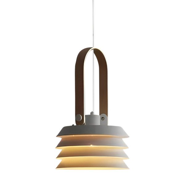 Creative Multi-layer Metal Minimalist Nordic Pendant Light Hanging Lamp - Image 11