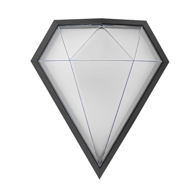 Creative Geometric LED Waterproof Black Modern Wall Lamp Exterior Lights - Image 7