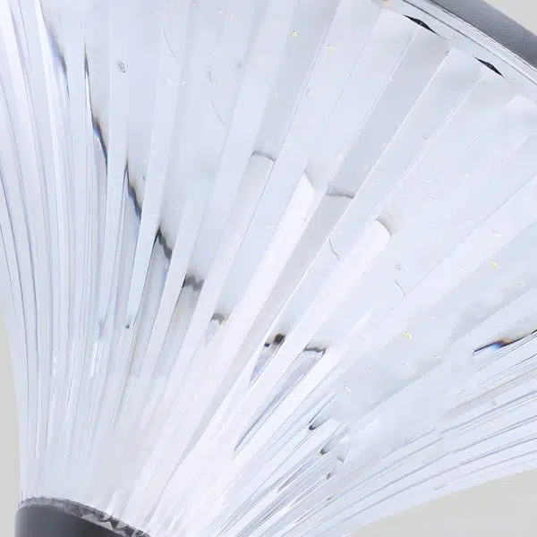 1-Light Black Outdoor LED Solar Lamp Post and Pole Street Light - Image 7