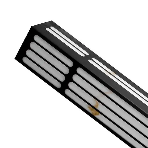 Long Strip Rectangular Waterproof LED Black Modern Outdoor Wall Lamp - Image 6