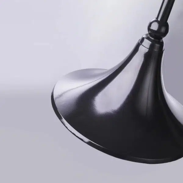 Creative Trumpet Shaped Waterproof LED Black Vintage Outdoor Wall Lamp - Image 10