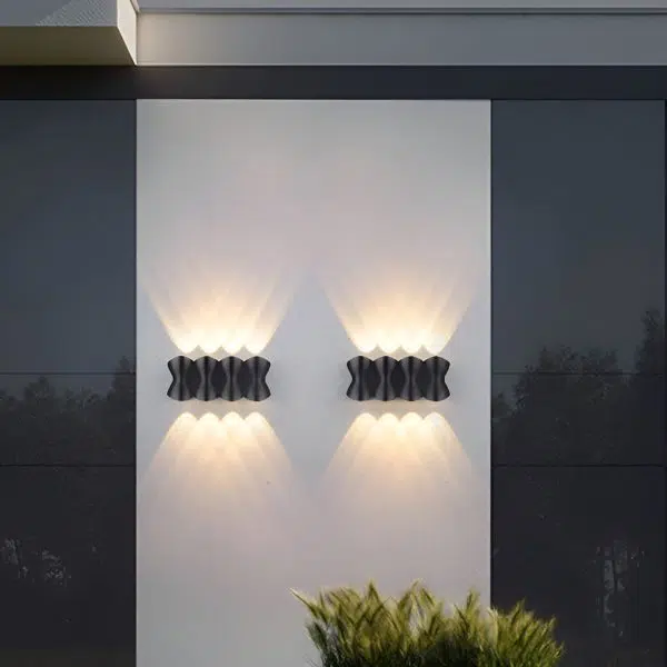 Creative LED Up and Down Lights Waterproof Modern Outdoor Wall Lamp - Image 3