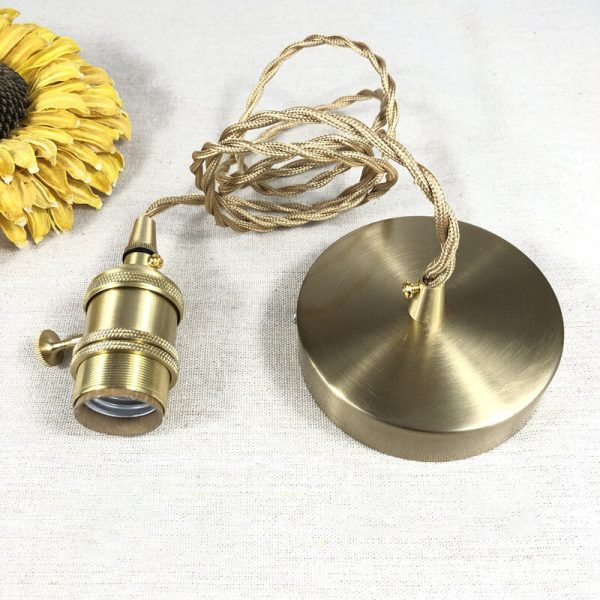 Nordic Japanese Ceramic Brass Oval 1-Light Pendant Light - Image 13