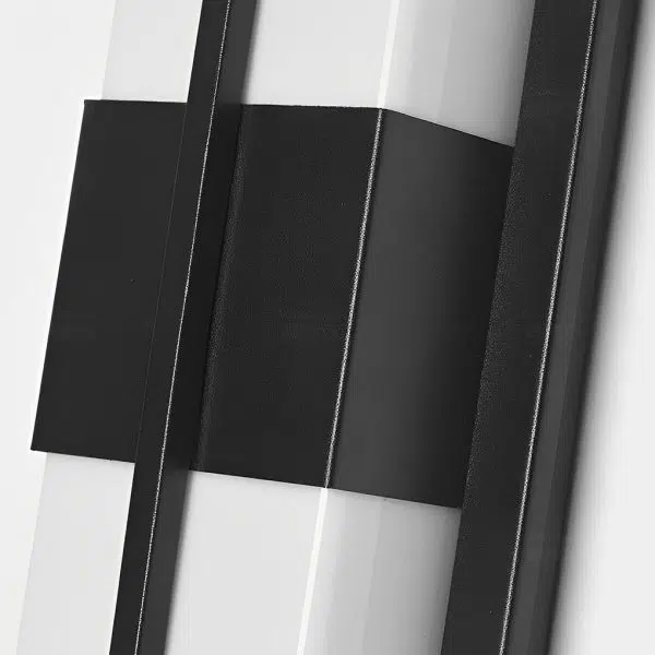 Creative Rectangular LED Waterproof Black Modern Outdoor Wall Lamp - Image 9