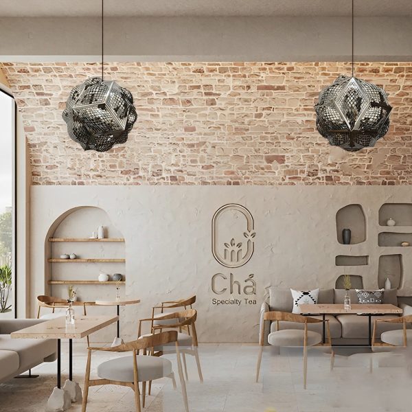 Irregular Ball 3D Stainless Steel Postmodern Chandelier Pendant Lights - Image 12