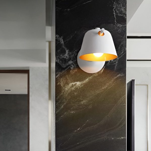 Hat-style Matte Metal Nordic Mounted Modern Wall Sconce Lighting - Image 4