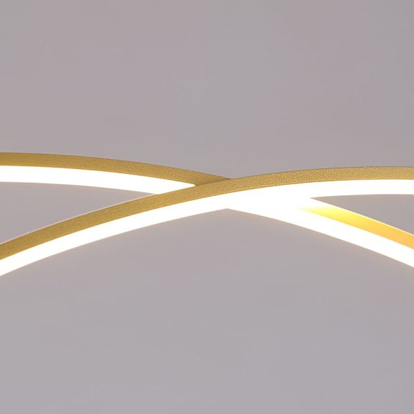 Creative Linear Design LED 3 Step Dimming Modern Chandelier Hanging Lamp - Image 10