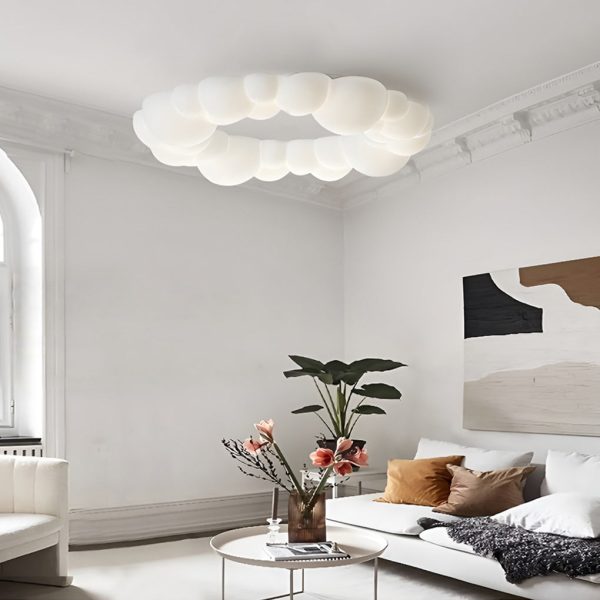Creative Bubble Clouds Shaped Stepless Dimming LED Nordic Ceiling Light - Image 5