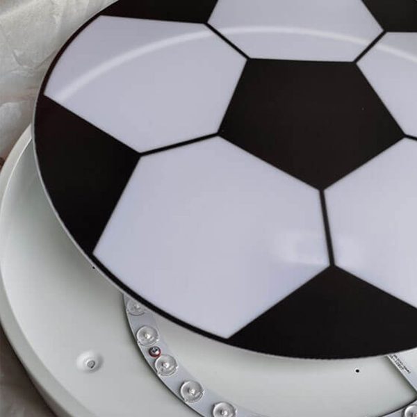 Cartoon Creative Round Football LED Kids Flush Mount Ceiling Light - Image 10